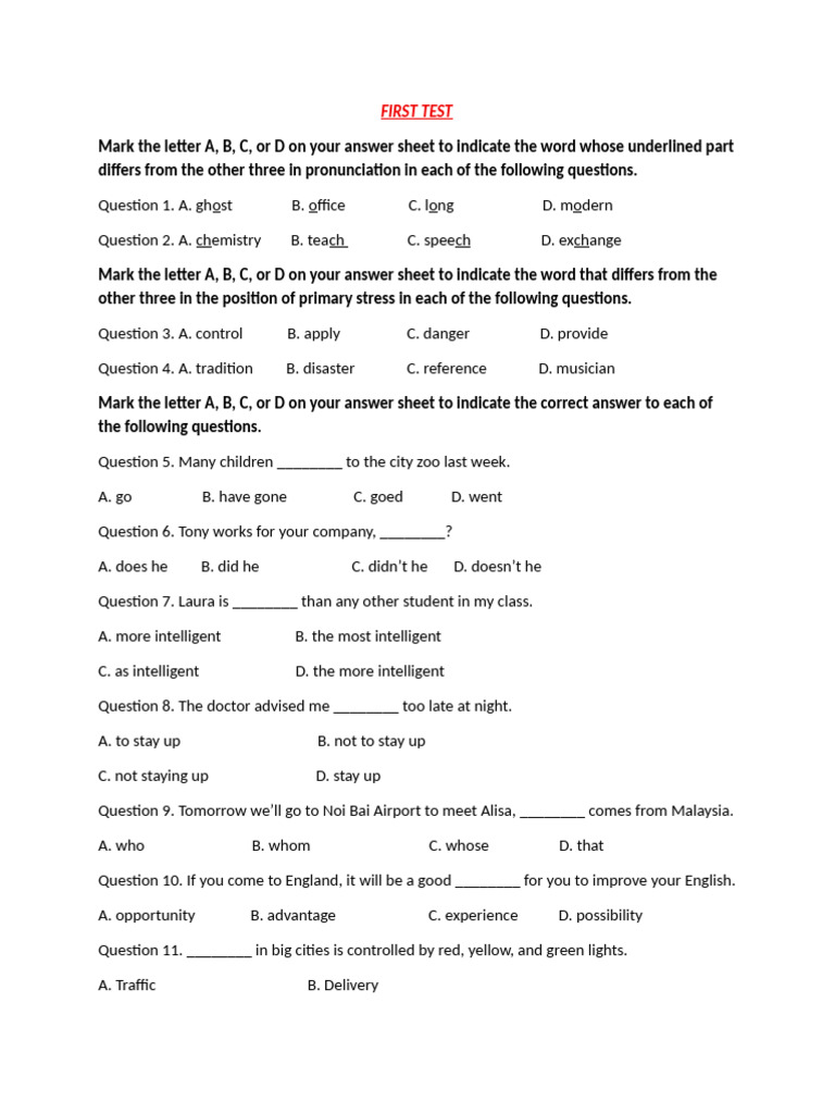First Test- Em Phát | PDF | Recycling | Natural Environment