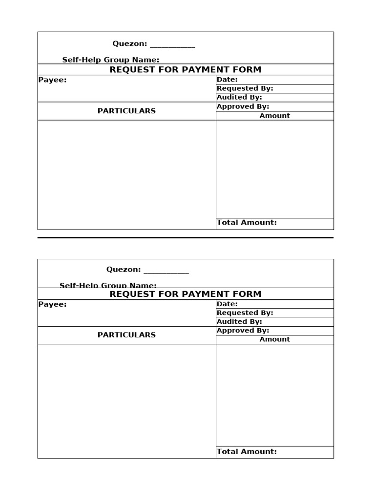Payment Request Form Template | PDF | Payments | Service Industries