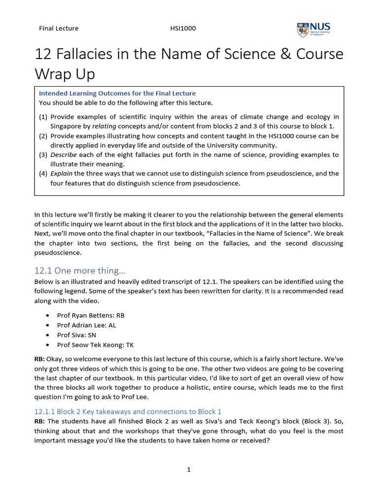L12 Detailed Notes-1 | PDF | Science | Falsifiability