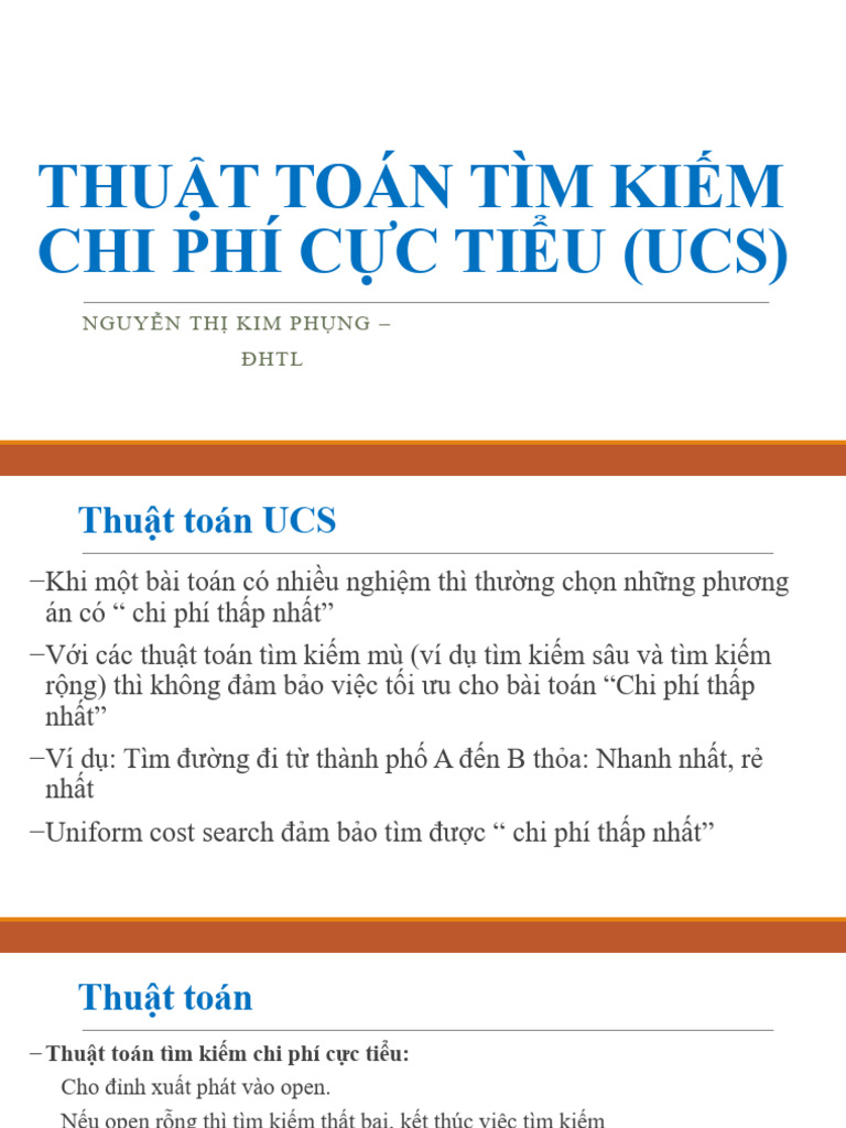 Thuat Toan UCS | PDF