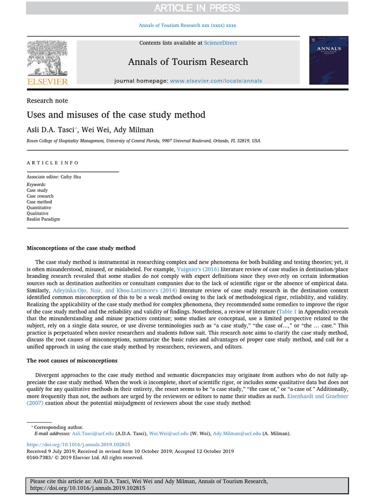 Misunderstanding the Case Study Method | PDF | Theory | Case Study