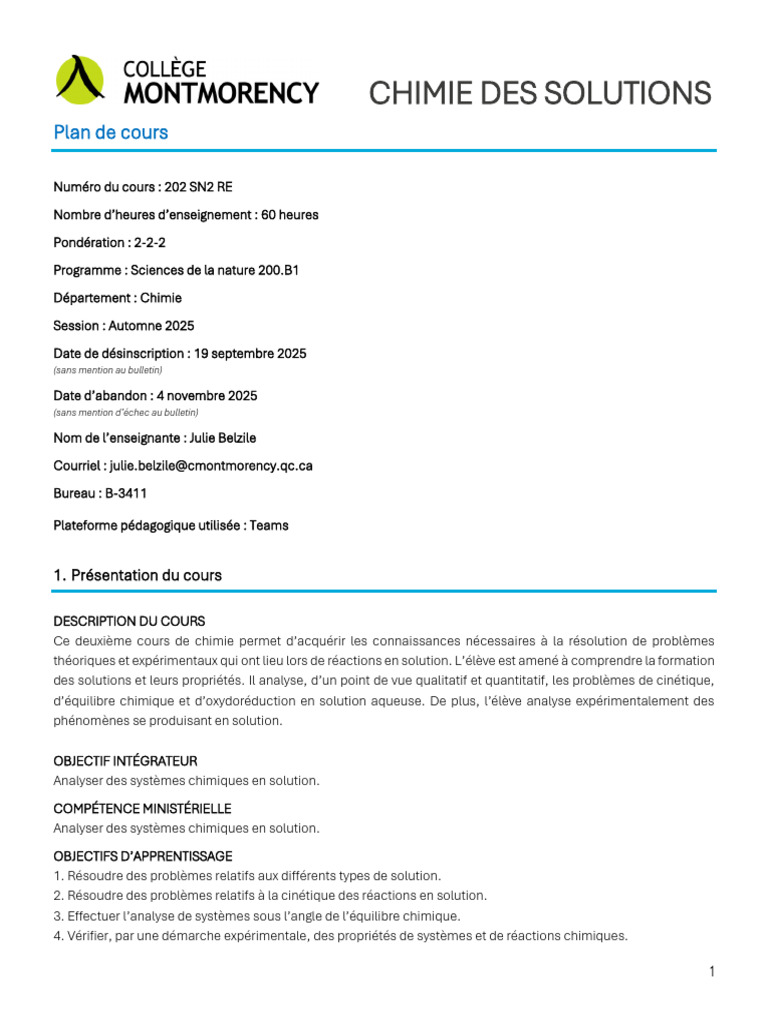 Chimie des solutions : Cours et objectifs | PDF | Titrage | Chimie