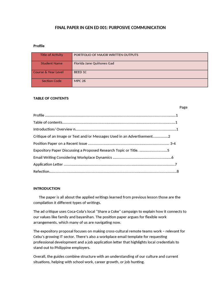 Final Paper in-wps Office | PDF | Employment | Philippines