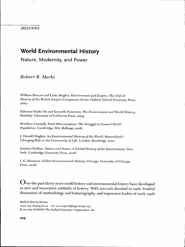 Global Perspectives on Environmental History | PDF | Environmental ...