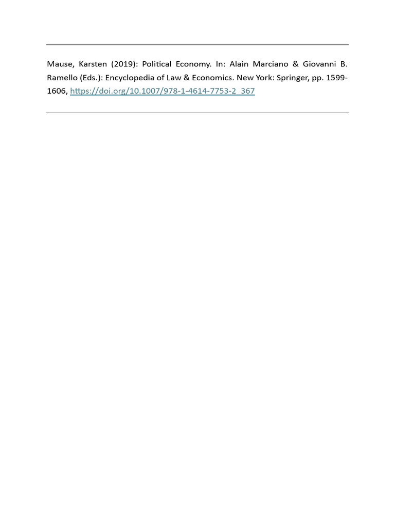 Overview of Political Economy Research | PDF | Market (Economics ...