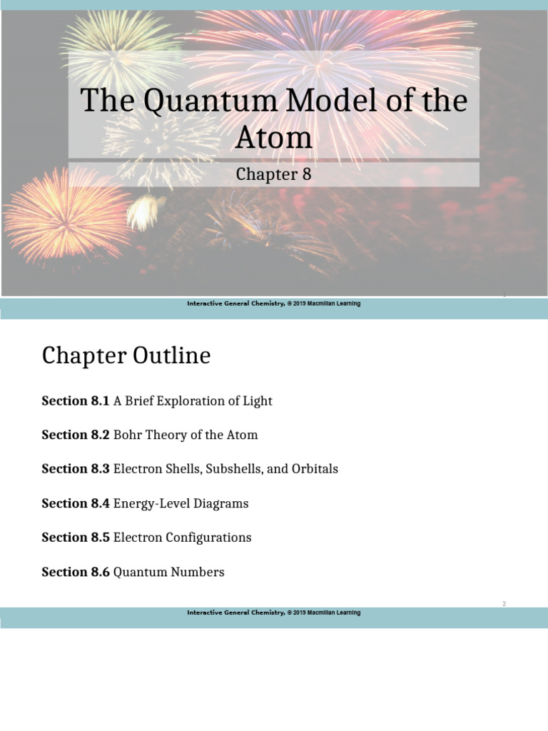 Quantum Model of the Atom Explained | PDF | Atomic Orbital | Light