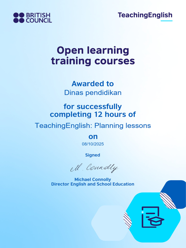 British Council Lesson Plan Sertifikat | PDF