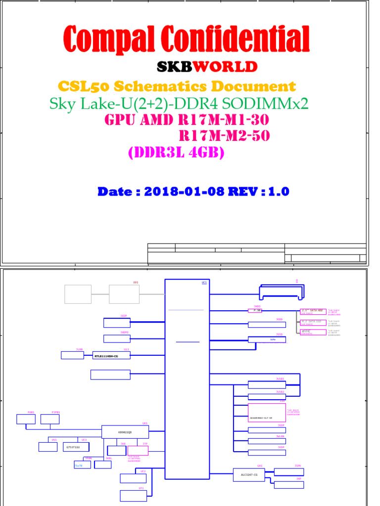 Compal CSL50 Engineering Drawings | PDF | Computer Engineering ...