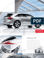 Brochure toyota Venza 2009