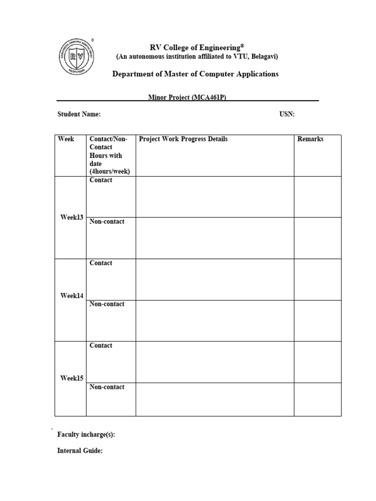 Rev_DiaryFormat 3rd Sem Minor Project (1) 5 | PDF