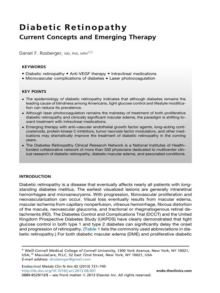 Diabetic Retinopathy | PDF | Retina | Diabetes