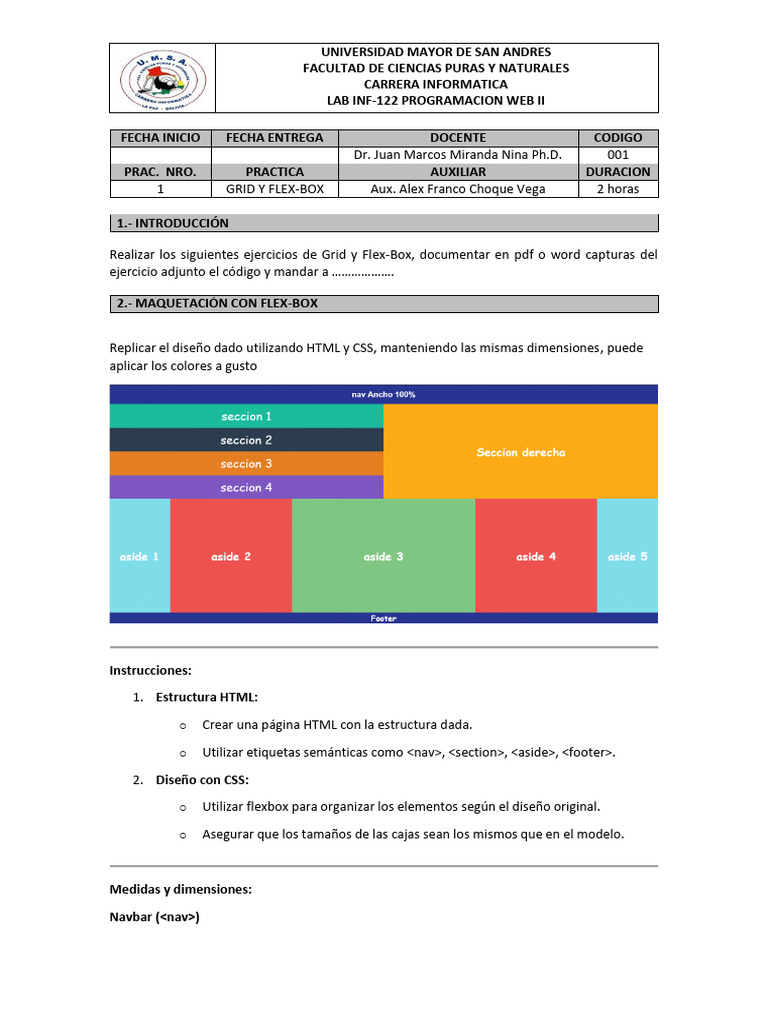 Practica Web II[1] | PDF | HTML | Desarrollo web