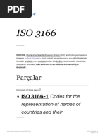 Country ISO Codes and Regions List | PDF