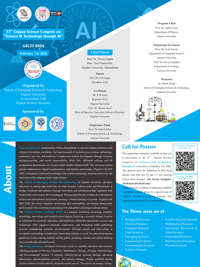 Gujarat Science Congress 2026: AI Focus | PDF | Science | Gujarat