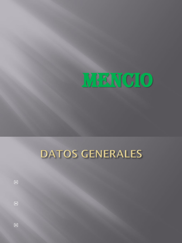 Mencio | PDF