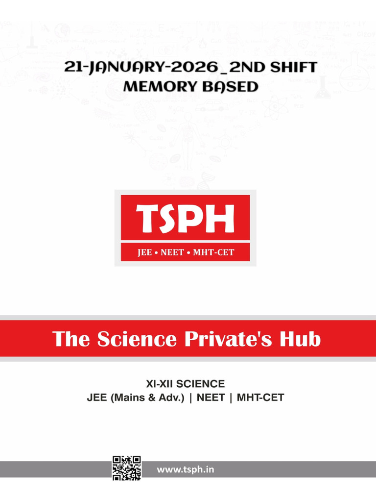 JEE Mains 2026 21 Jan Shift 2 Paper Analysis and Solutions PDF - FREE ...