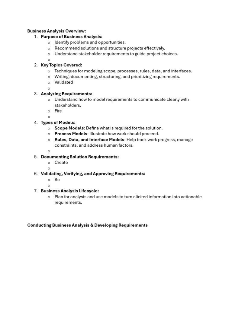 Business Analysis Techniques & Agile Mindset | PDF | Agile Software ...