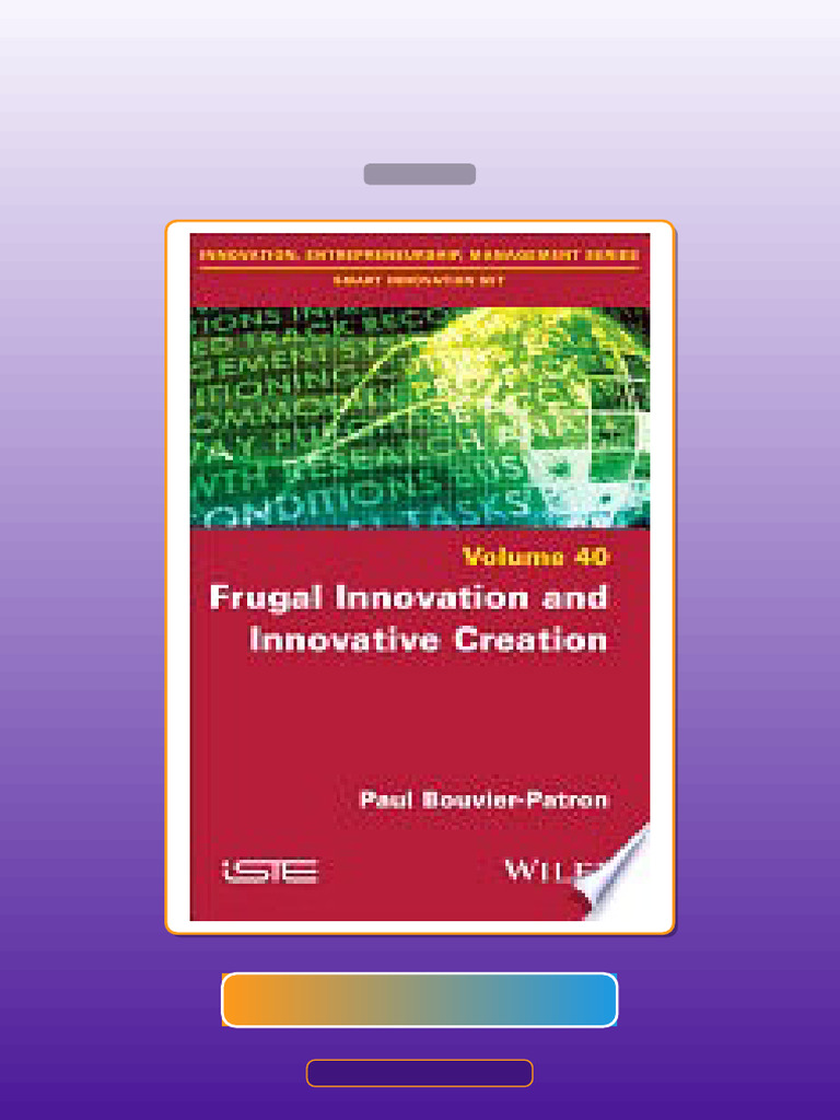 Test Bank for Frugal Innovation and Innovative Creation Paul ...