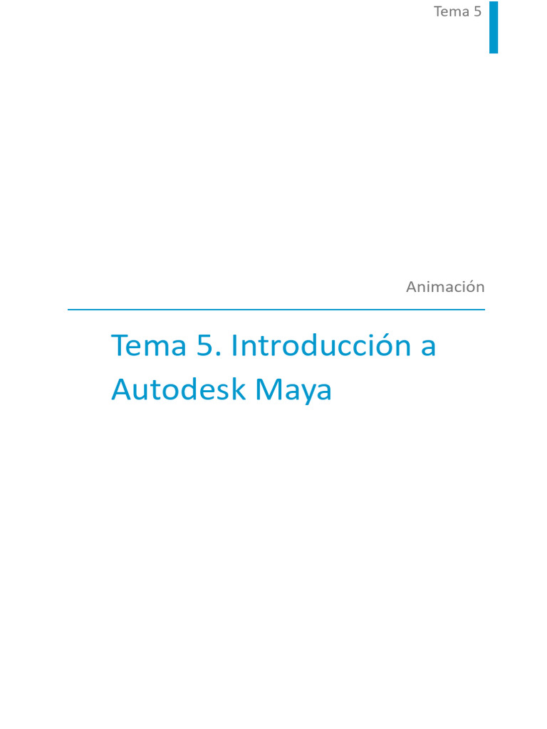 Introducción a Autodesk Maya 2024 | PDF | Autodesk Maya | Pixar