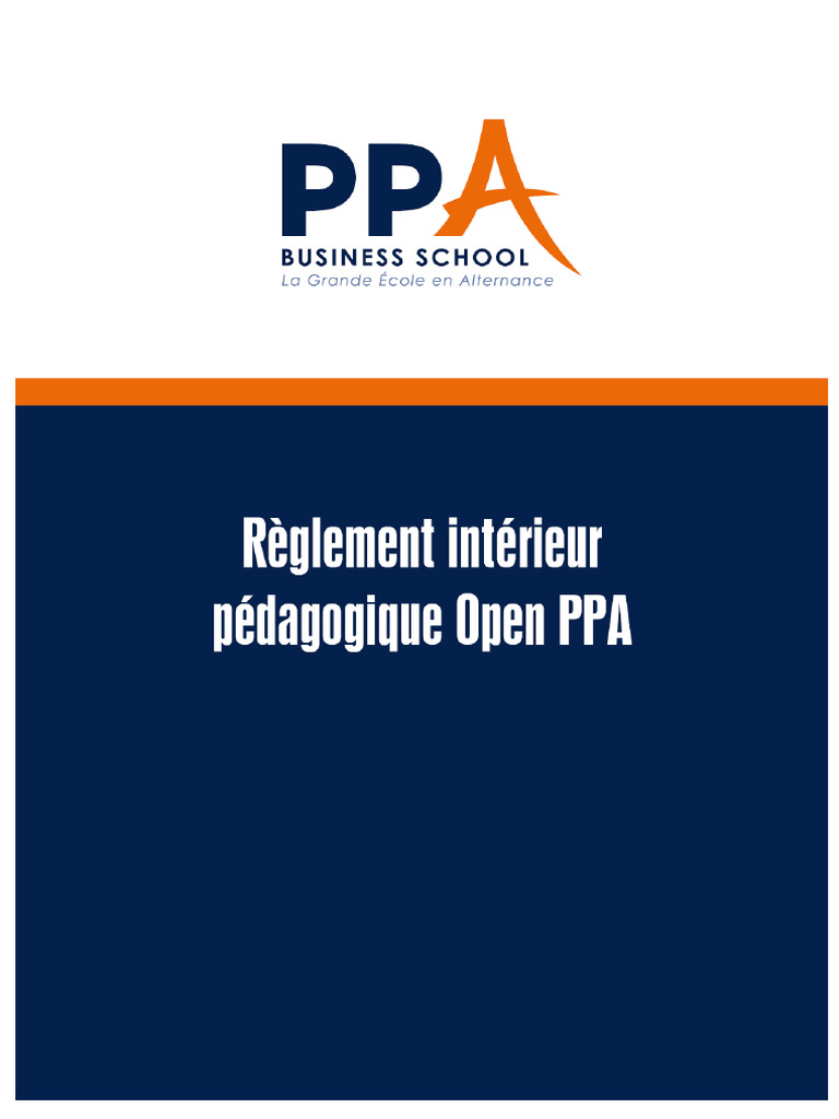 Programme Open PPA : Objectifs et Fonctionnement | PDF | Business ...