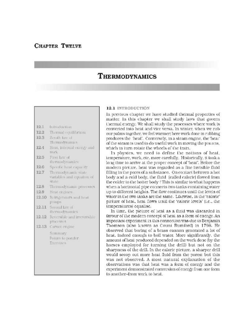 Understanding Thermodynamics Concepts | PDF | Thermodynamic Equilibrium ...