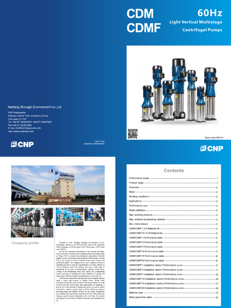 CDM CATALGOUE 60Hz | PDF