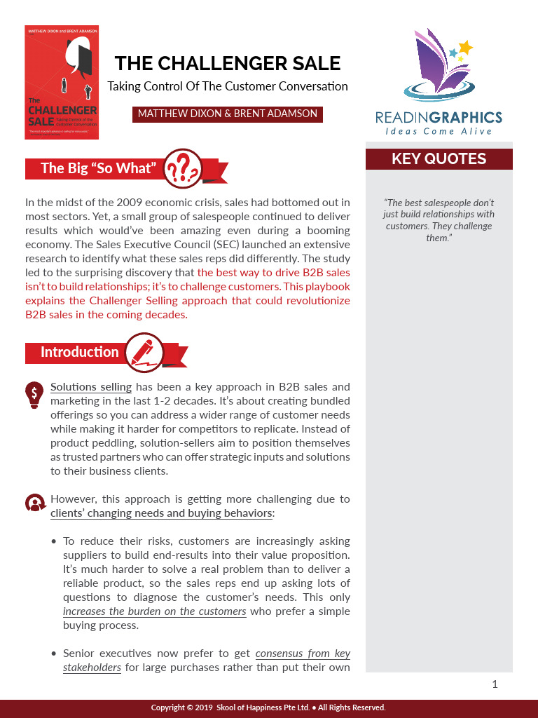 Mastering the Challenger Selling Model | PDF | Sales | Marketing