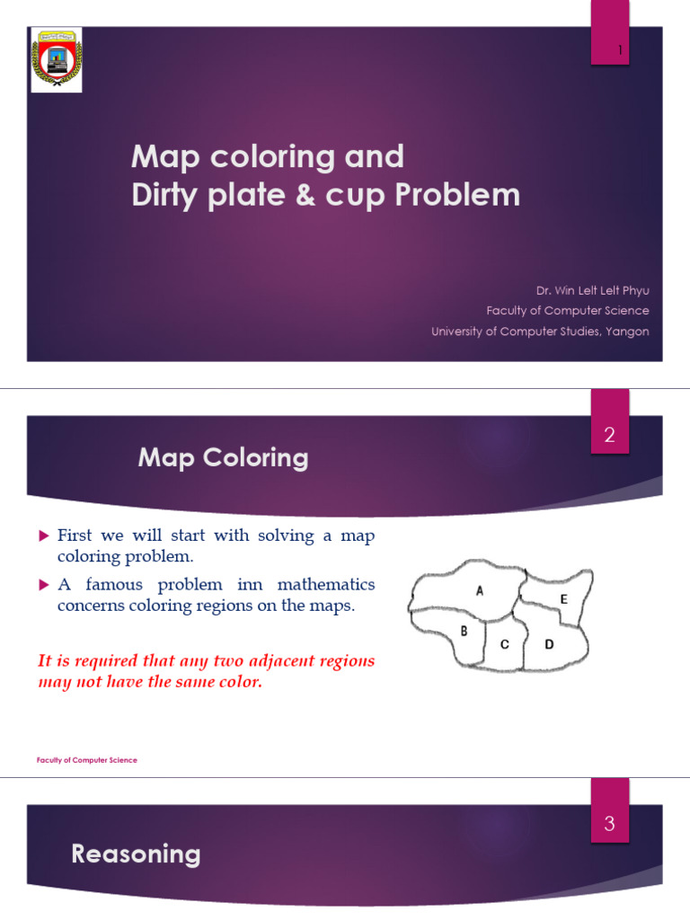 Map Coloring and Prolog Solutions | PDF | Mathematics | Mathematics Of ...