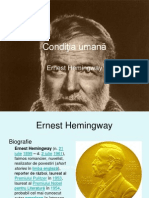 Ernest Hemingway - Conditia Umana