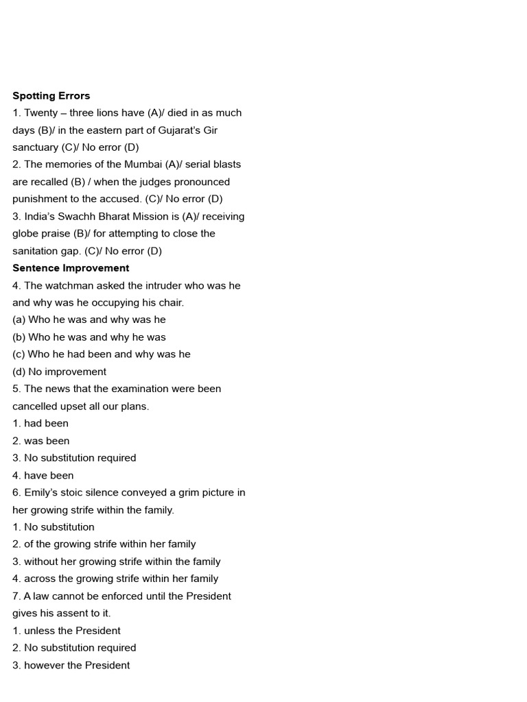 24. Mock Test - 6 | PDF