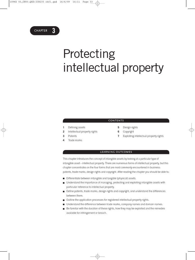 Understanding Intellectual Property Rights | PDF | Patent ...