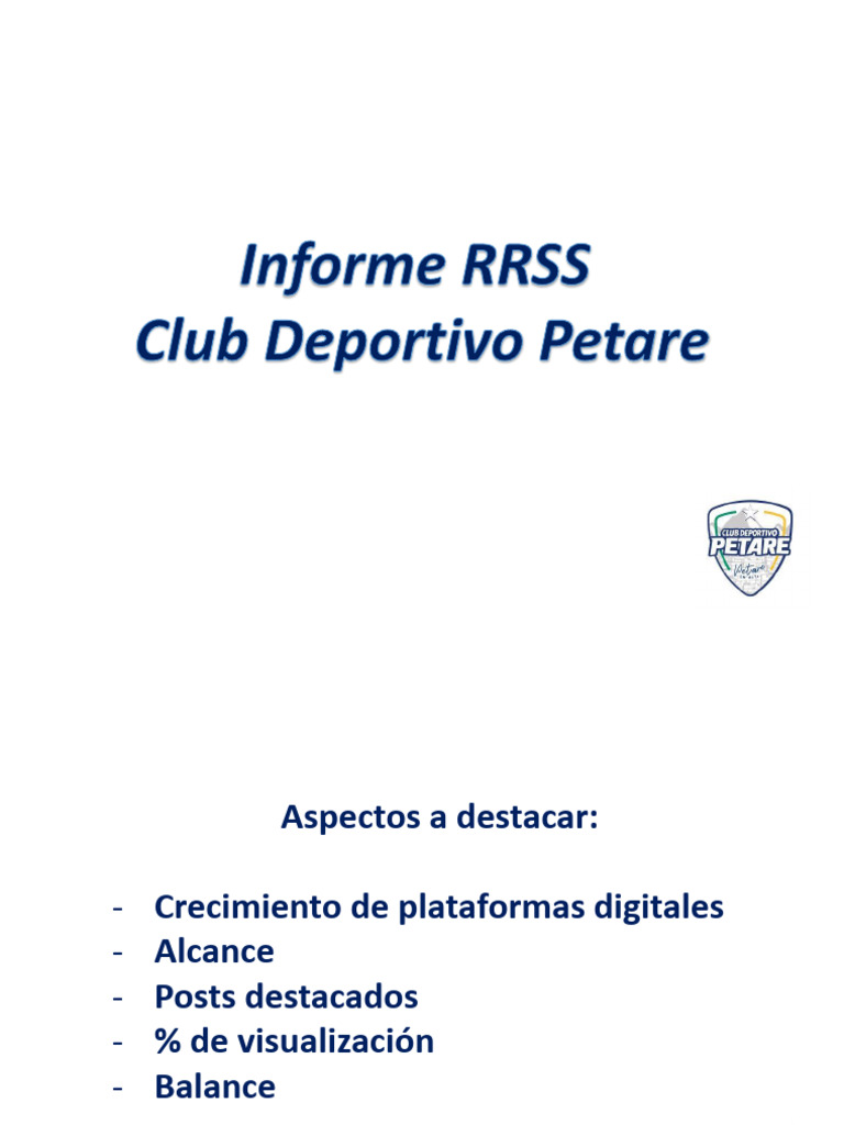 Informe RRSS Fondo Blanco2 | PDF | Software iOS | Redes sociales