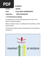 Understanding Wind Resistance Basics | PDF | Drag (Physics) | Wind Tunnel