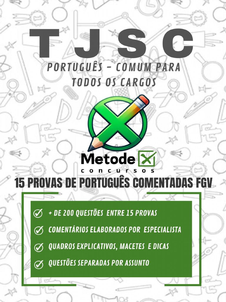 15 Provas de Português Comentadas TJ SC | PDF | Pensamento | Intenção