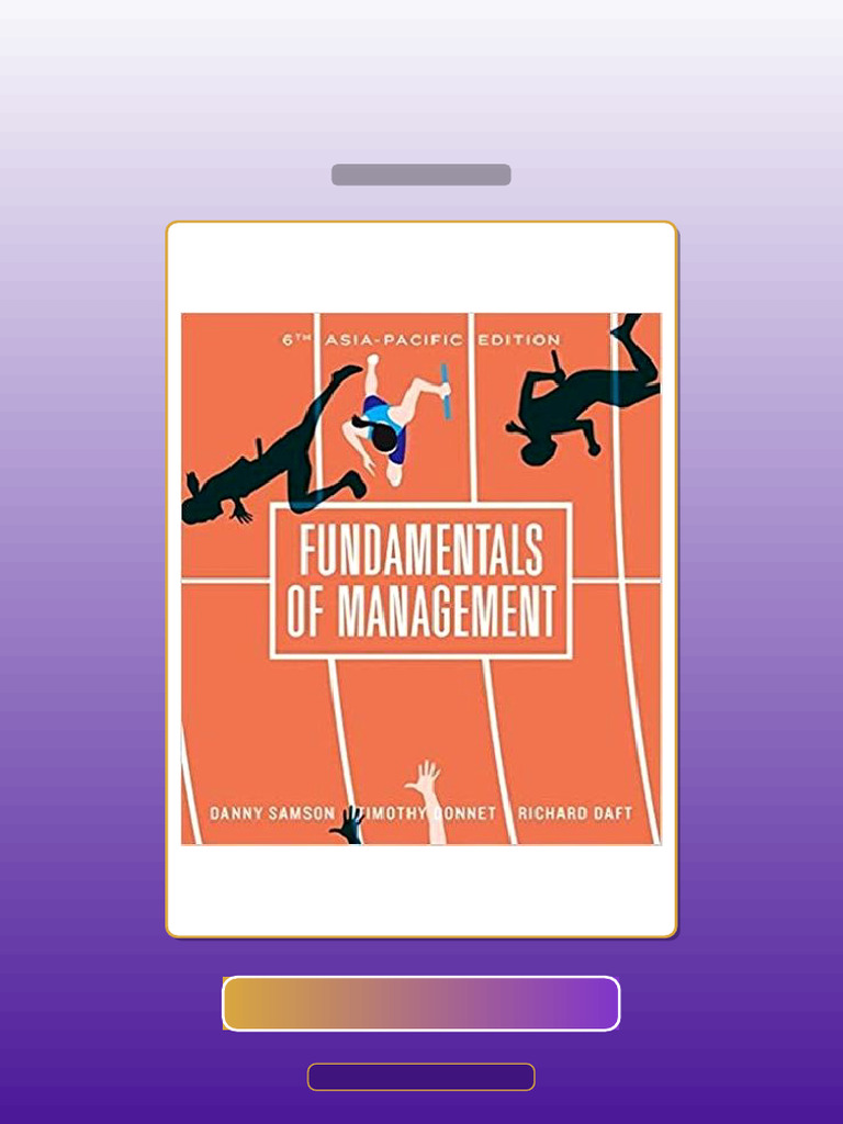Test Bank for Fundamentals of Management 6th AsiaPacific Edition by ...