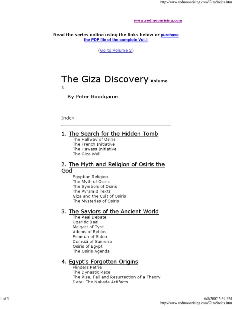 the giza discovery pdf download