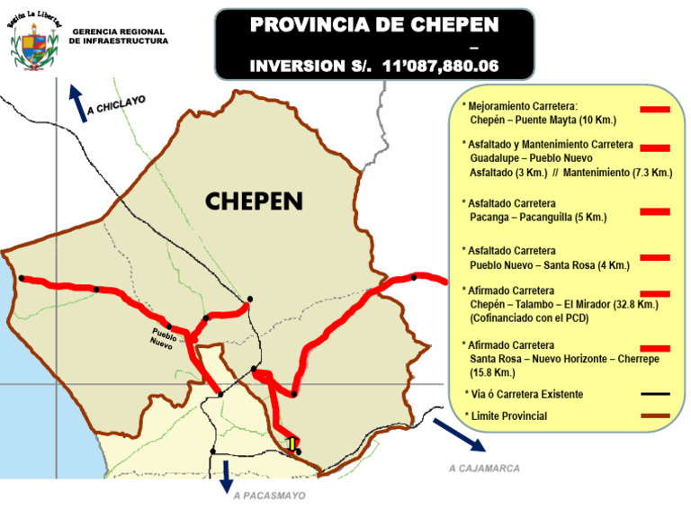 Provincia de Chepen | PDF | La carretera | Infraestructura vial