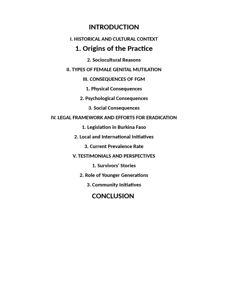 Understanding Female Genital Mutilation | PDF