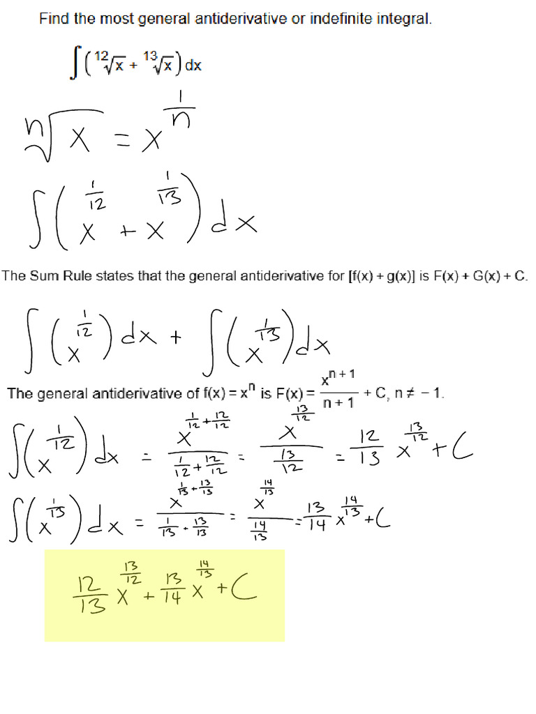 Calc 1 4.8 | PDF