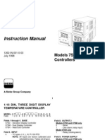 Instruction Manual: Models 7SD 7SH 7SM Controllers