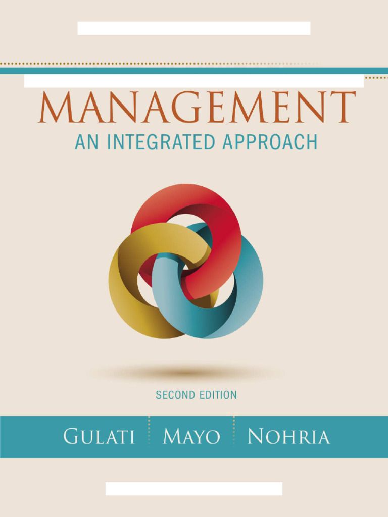 Management: Integrated Approach Guide | PDF | Leadership | Negotiation