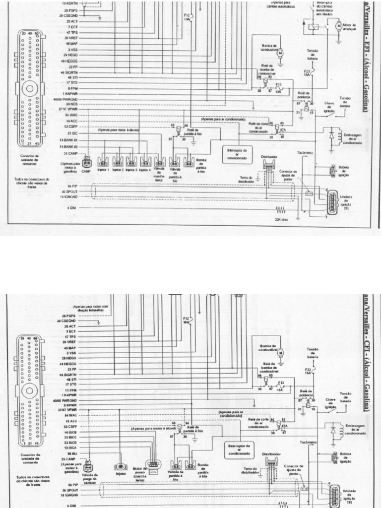 Esquema Injecao EEC IV | PDF