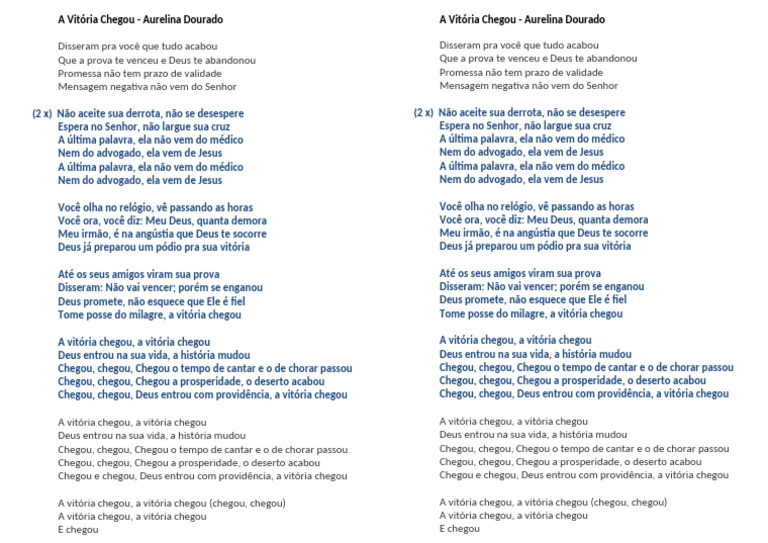 A Vitória Chegou: Mensagem de Esperança | PDF | Jesus