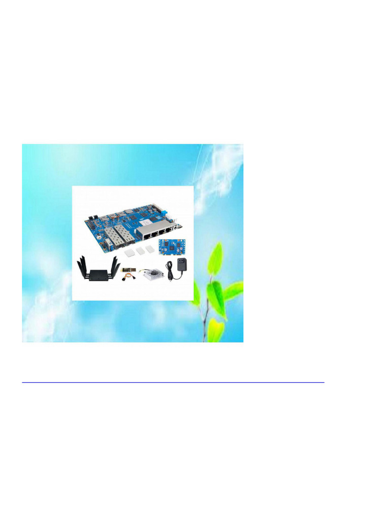 1699 Banana Pi BPI-R4 WiFi 7 Wireless Dual-Band WiFi Router Board ...