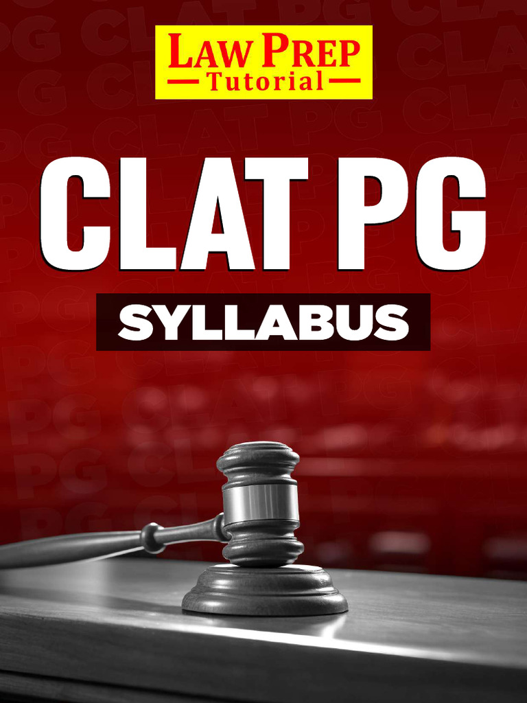 CLAT PG Syllabus Overview 2023 | PDF