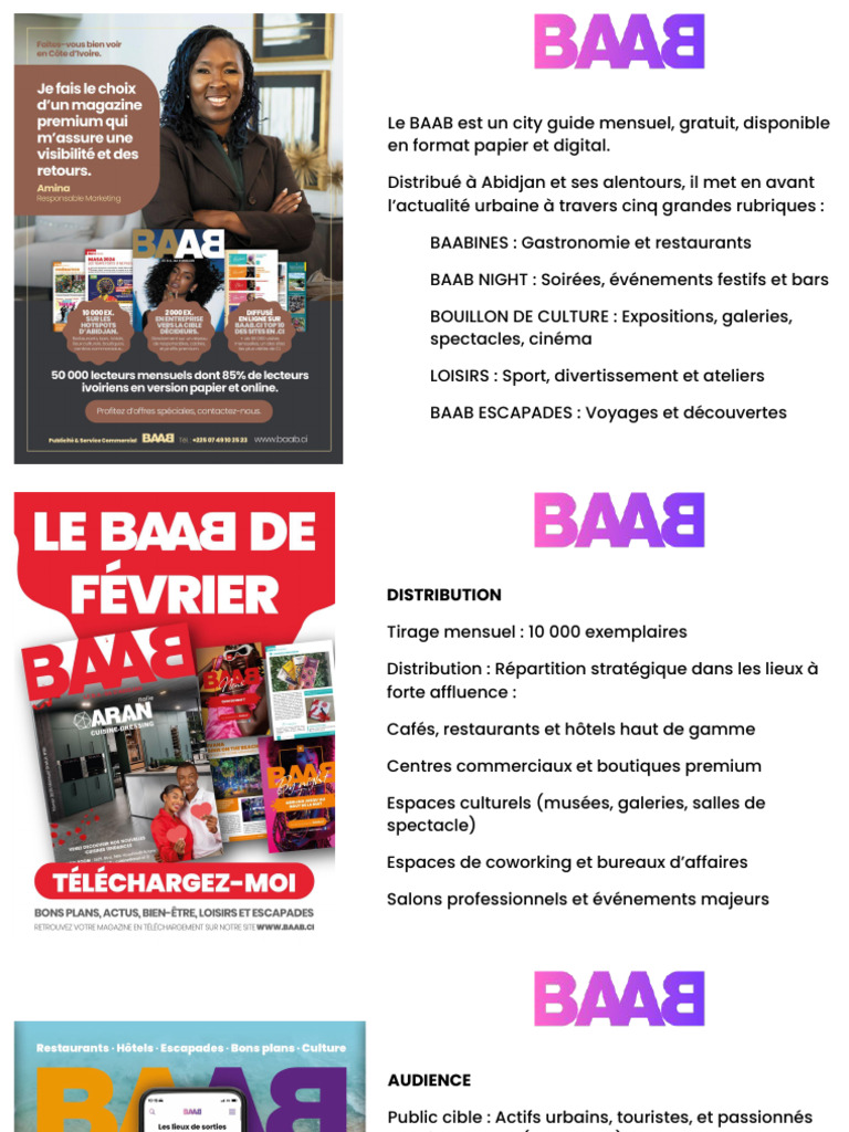 Guide urbain BAAB : gastronomie et culture | PDF