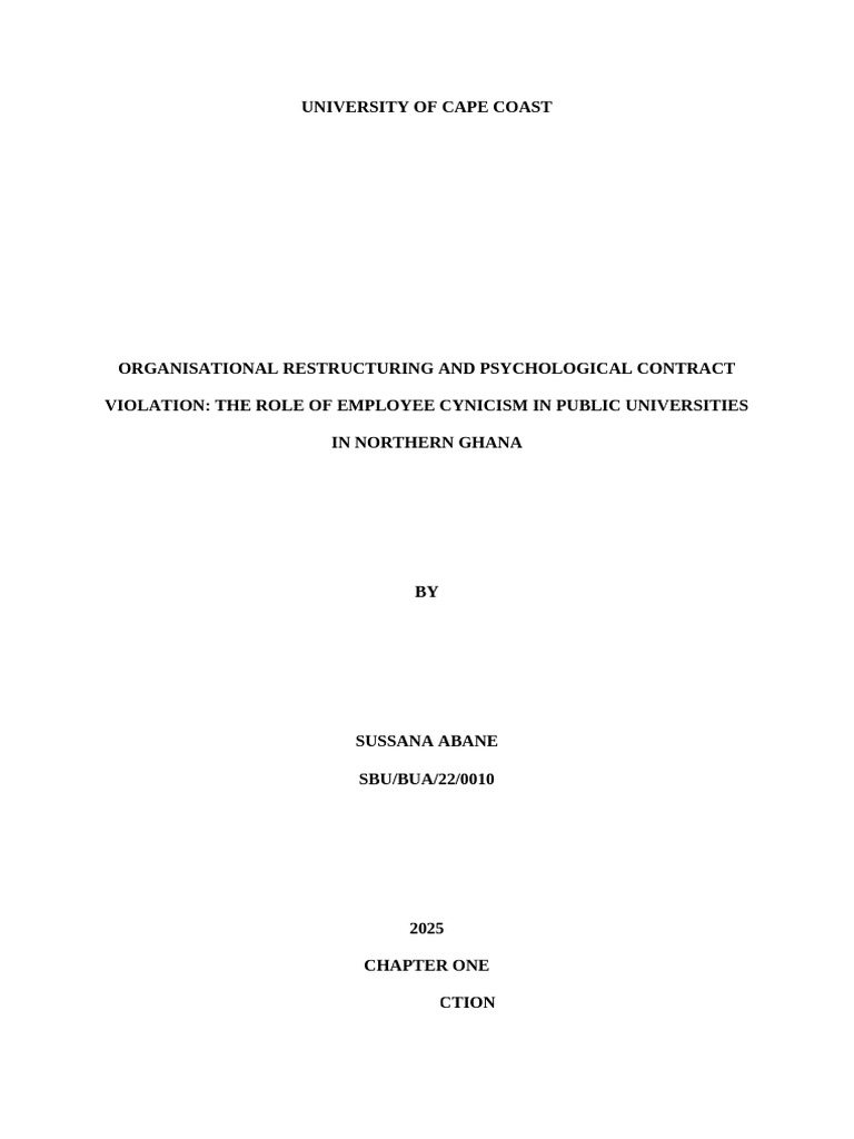 Chapter One 2 | PDF | Employment | Layoff