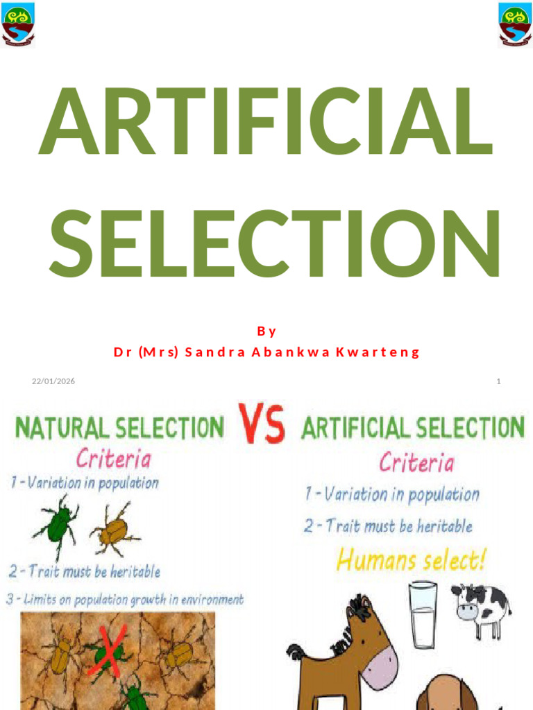 9_Genetics_Sources of Genetic Variation_Artificial Selection28102018 (1 ...