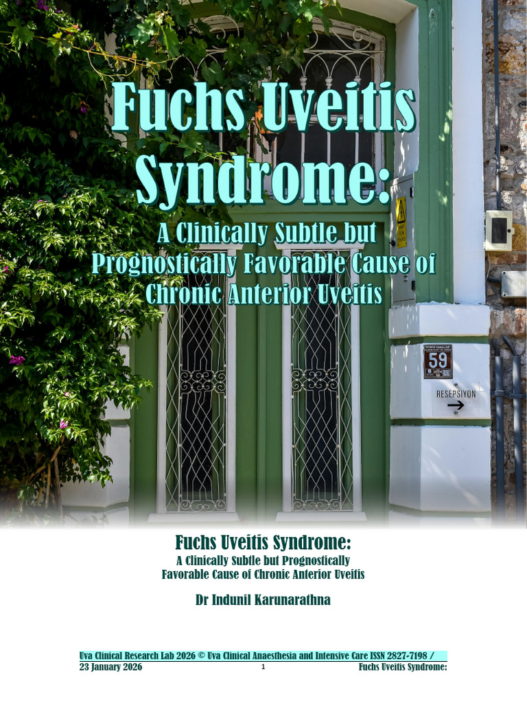 Fuchs Uveitis Syndrome Overview | PDF | Glaucoma | Medical Specialties