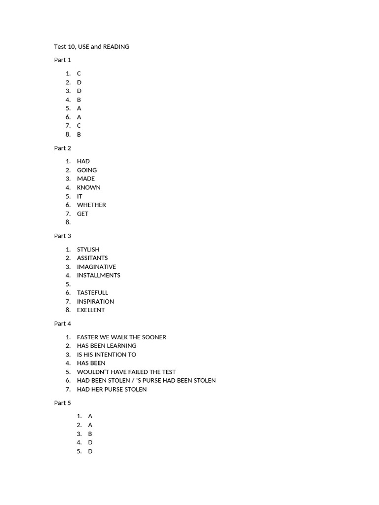 Test 10, 27.11 | PDF